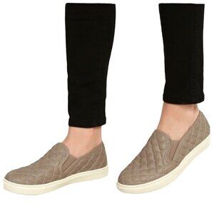 Steve Madden Zaander Slip-on Sneaker Taupe Grey Womens Size 8.5